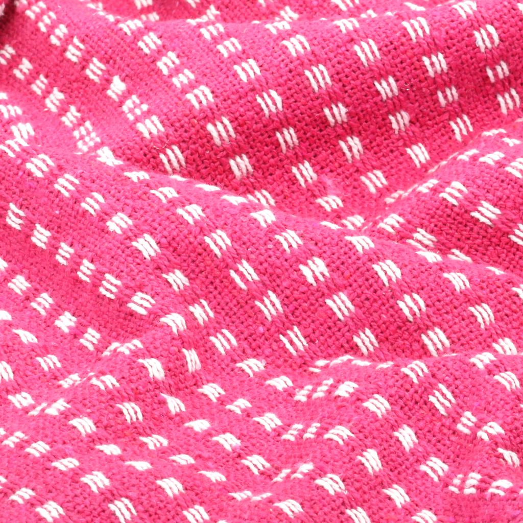 Throw Cotton Squares 220x250 cm Pink- Blankets - HomeShopIreland - Home Shop Ireland - Blankets - Throw Cotton Squares 220x250 cm Pink