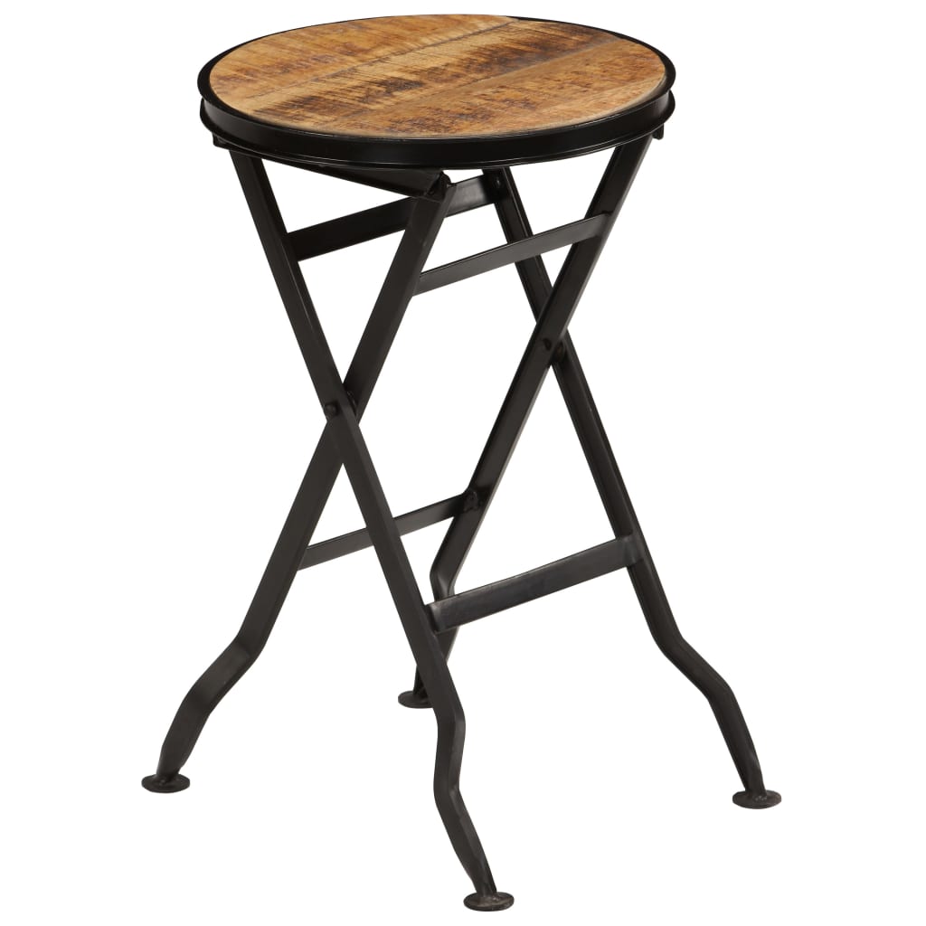 Desk with Folding Stool Solid Mango Wood 115x50x76 cm- Desks - HomeShopIreland - Home Shop Ireland - Desks - Desk with Folding Stool Solid Mango Wood 115x50x76 cm