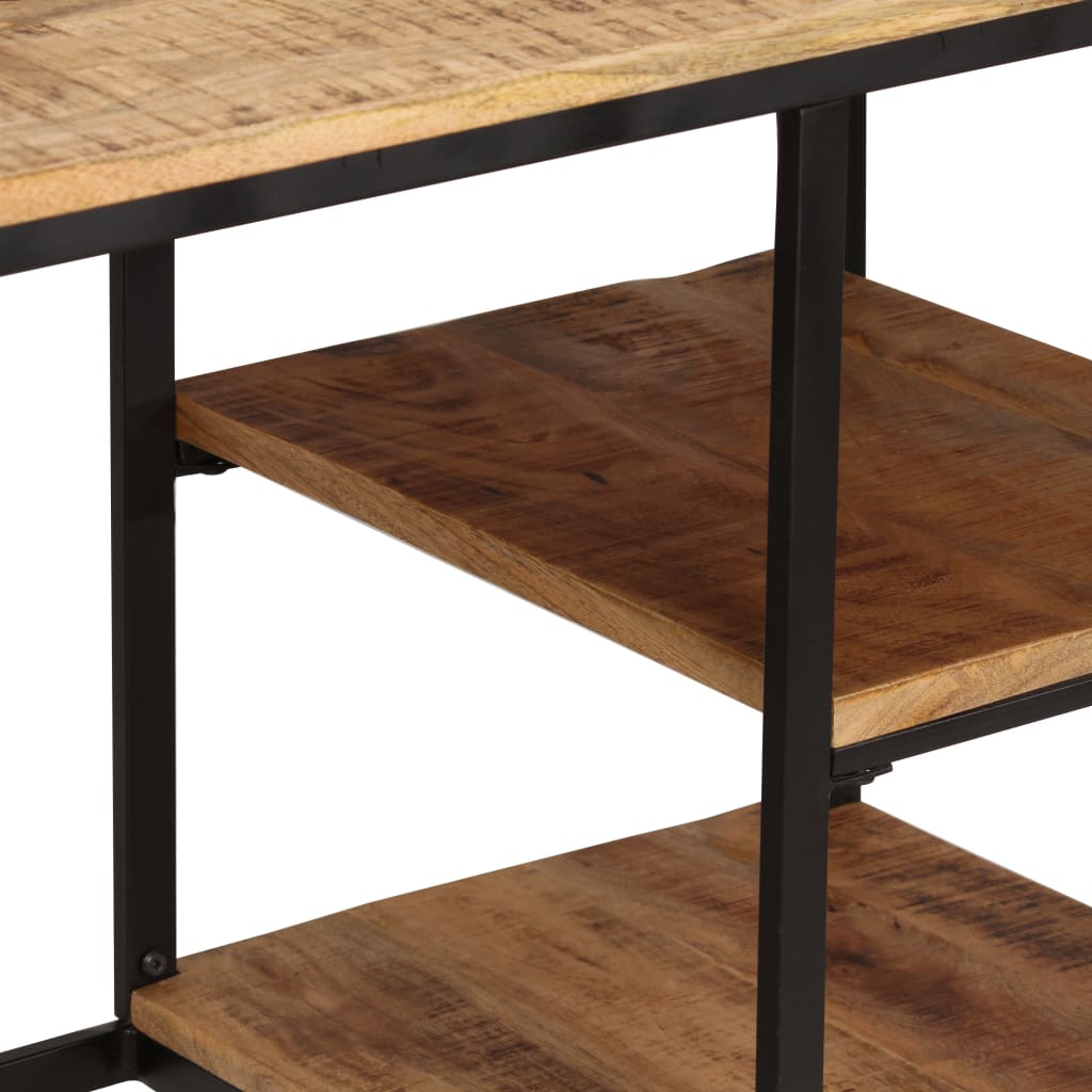 Desk with Folding Stool Solid Mango Wood 115x50x76 cm- Desks - HomeShopIreland - Home Shop Ireland - Desks - Desk with Folding Stool Solid Mango Wood 115x50x76 cm