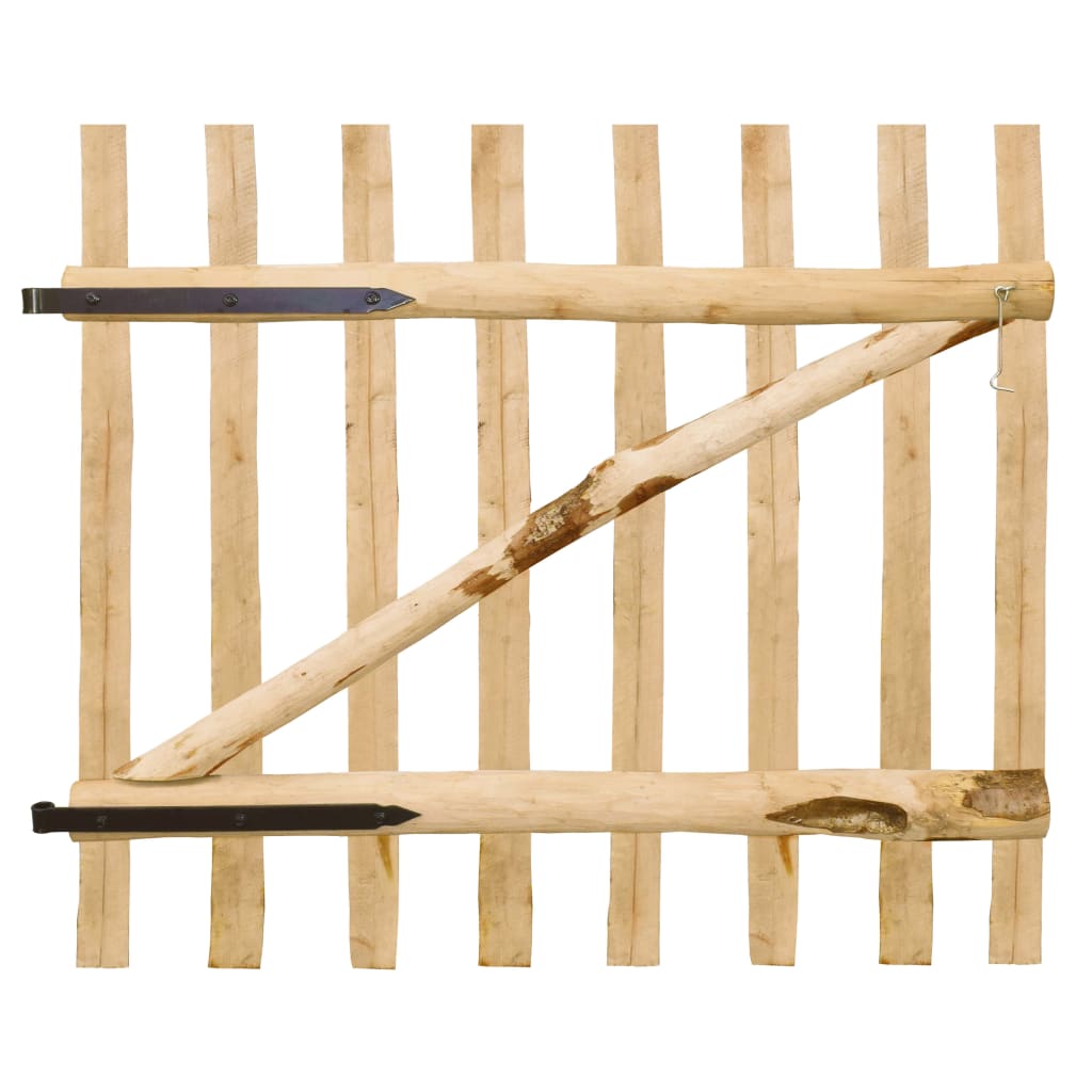 Single Fence Gate Hazel Wood 100x90 cm- Gates - HomeShopIreland - Home Shop Ireland - Gates - Single Fence Gate Hazel Wood 100x90 cm