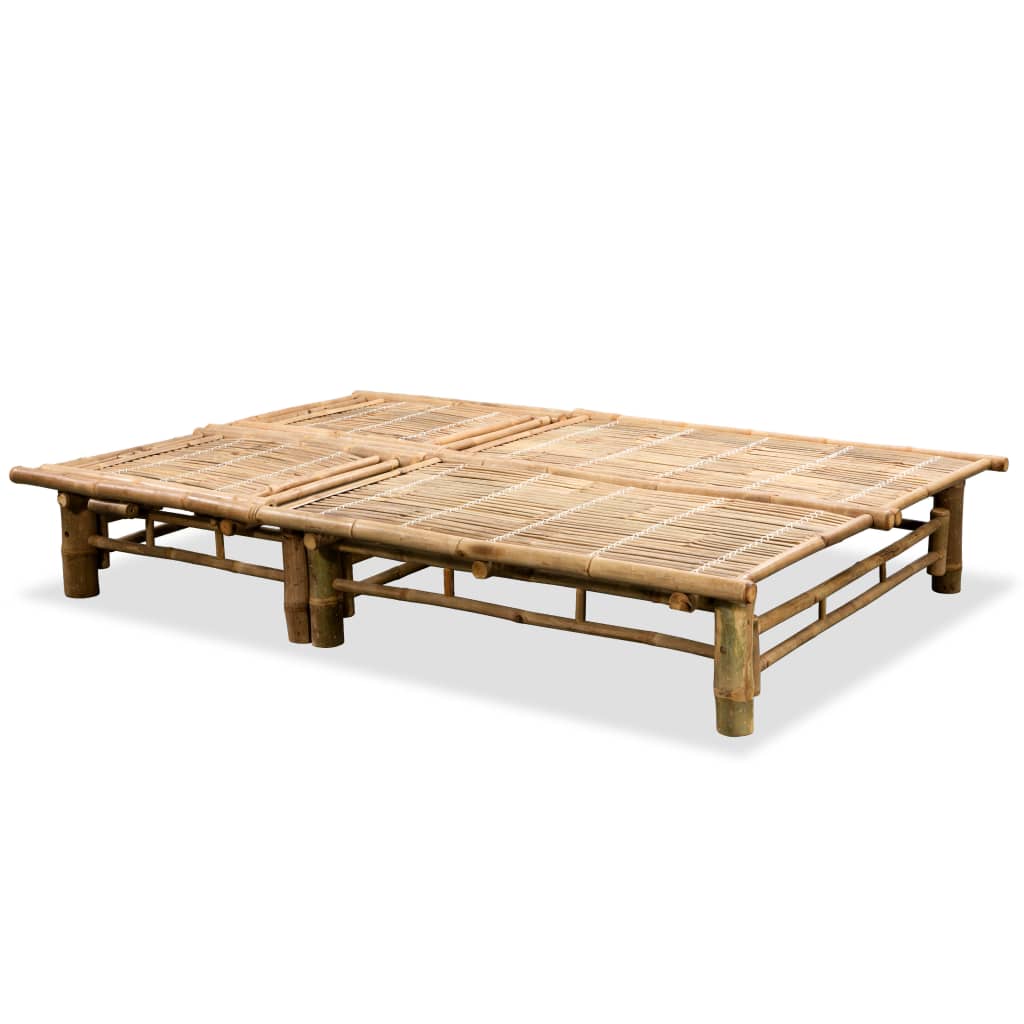 2-Person Sun Lounger Bamboo- Sunloungers - HomeShopIreland - Home Shop Ireland - Sunloungers - 2-Person Sun Lounger Bamboo