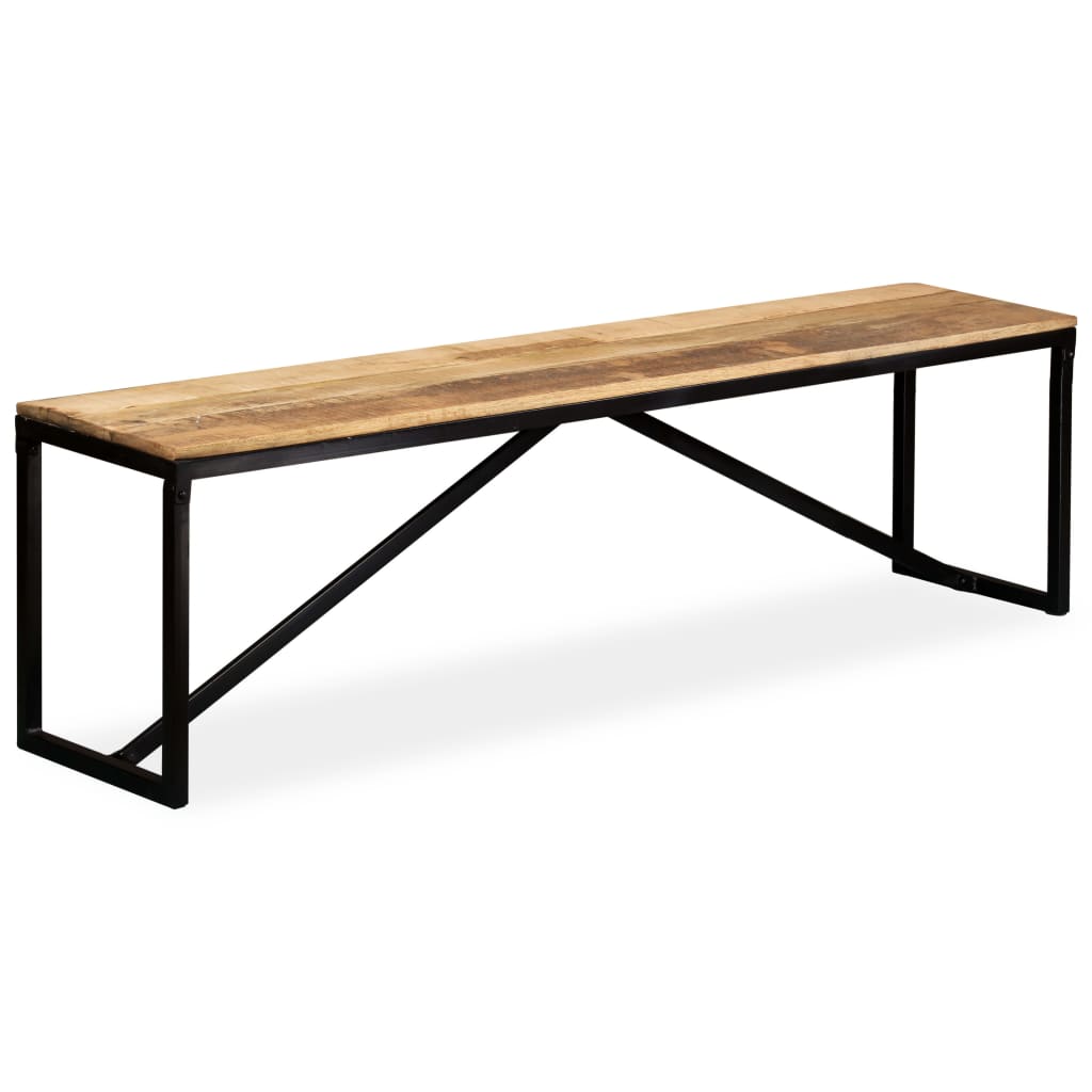 Bench Solid Mango Wood 160x35x45 cm- Storage & Entryway Benches - HomeShopIreland - Home Shop Ireland - Storage & Entryway Benches - Bench Solid Mango Wood 160x35x45 cm