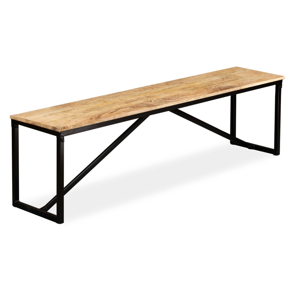 Bench Solid Mango Wood 160x35x45 cm- Storage & Entryway Benches - HomeShopIreland - Home Shop Ireland - Storage & Entryway Benches - Bench Solid Mango Wood 160x35x45 cm