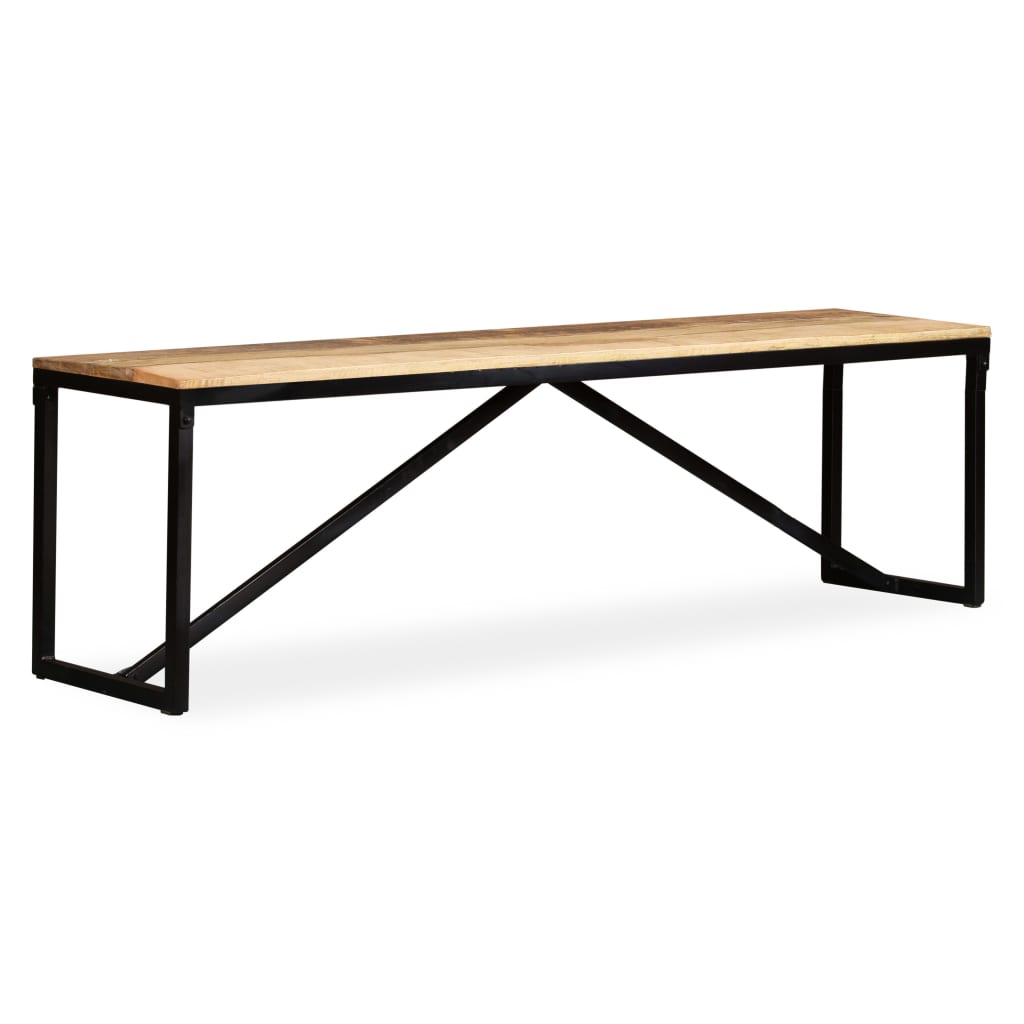 Bench Solid Mango Wood 160x35x45 cm- Storage & Entryway Benches - HomeShopIreland - Home Shop Ireland - Storage & Entryway Benches - Bench Solid Mango Wood 160x35x45 cm