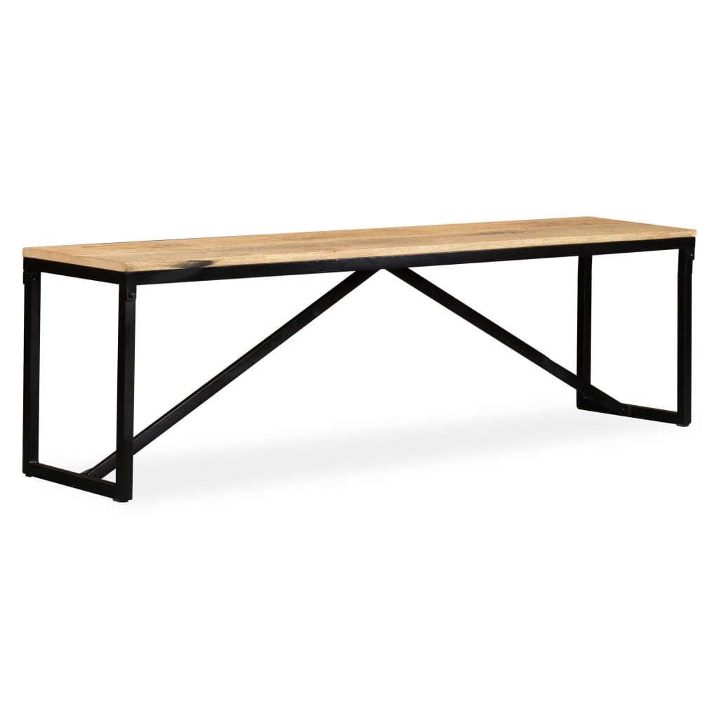 Bench Solid Mango Wood 160x35x45 cm- Storage & Entryway Benches - HomeShopIreland - Home Shop Ireland - Storage & Entryway Benches - Bench Solid Mango Wood 160x35x45 cm
