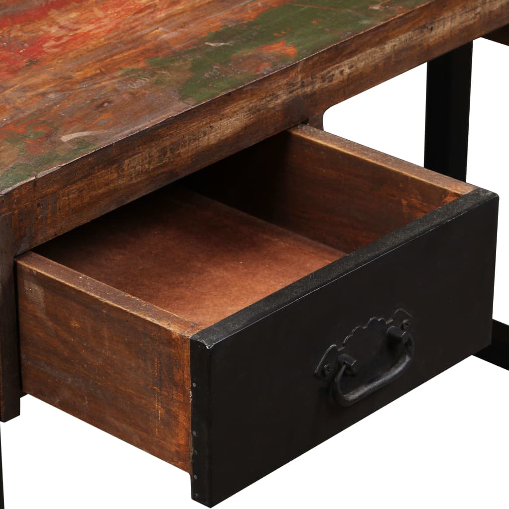 Desk with 2 Drawers Solid Reclaimed Wood 120x50x76 cm- Desks - HomeShopIreland - Home Shop Ireland - Desks - Desk with 2 Drawers Solid Reclaimed Wood 120x50x76 cm