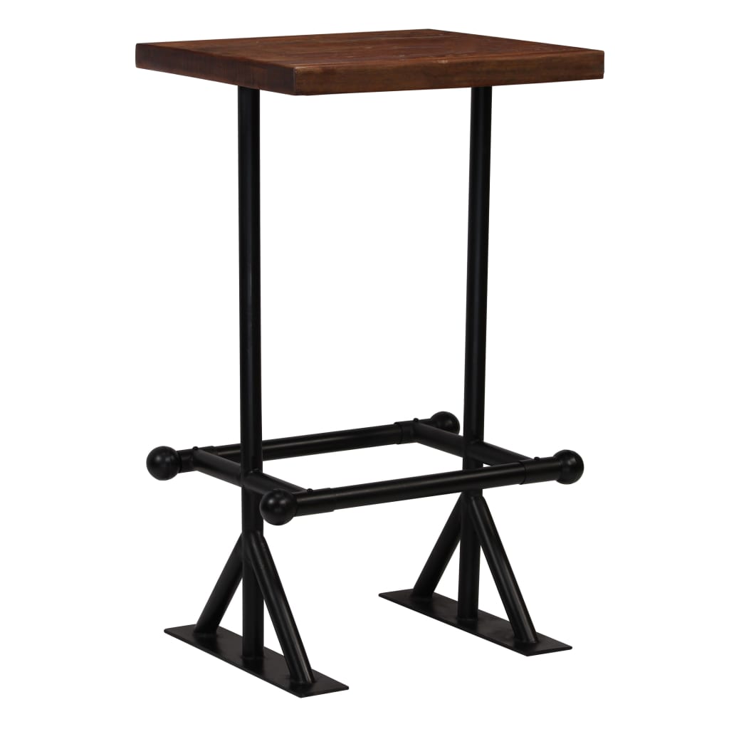 Bar Set 3 Piece Solid Reclaimed Wood- Kitchen & Dining Furniture Sets - HomeShopIreland - Home Shop Ireland - Kitchen & Dining Furniture Sets - Bar Set 3 Piece Solid Reclaimed Wood