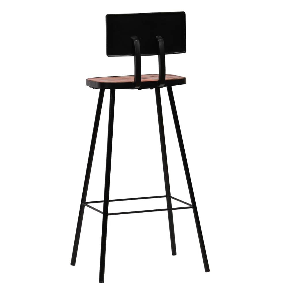Bar Set 5 Piece Solid Reclaimed Wood Multicolour- Kitchen & Dining Furniture Sets - HomeShopIreland - Home Shop Ireland - Kitchen & Dining Furniture Sets - Bar Set 5 Piece Solid Reclaimed Wood Multicolour