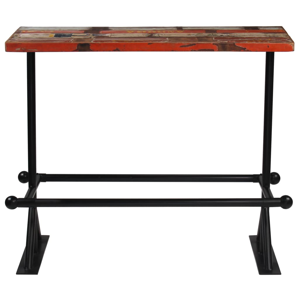 Bar Set 5 Piece Solid Reclaimed Wood Multicolour- Kitchen & Dining Furniture Sets - HomeShopIreland - Home Shop Ireland - Kitchen & Dining Furniture Sets - Bar Set 5 Piece Solid Reclaimed Wood Multicolour