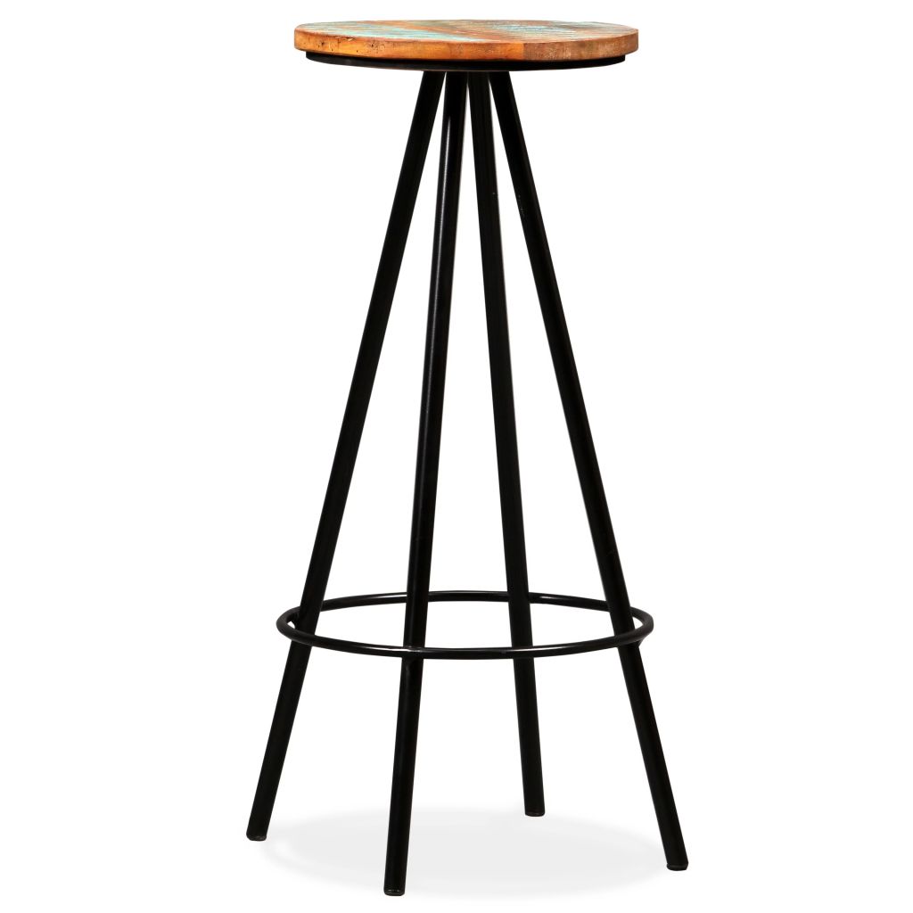 Bar Stools 4 pcs Solid Reclaimed Wood- Table & Bar Stools - HomeShopIreland - Home Shop Ireland - Table & Bar Stools - Bar Stools 4 pcs Solid Reclaimed Wood