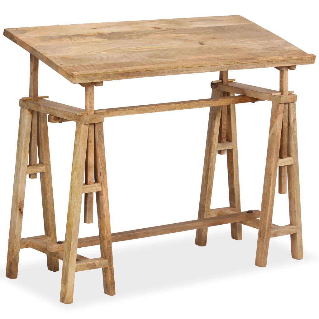 Drafting Table Solid Mango Wood 116x50x76 cm- Art & Drafting Tables - HomeShopIreland - Home Shop Ireland - Art & Drafting Tables - Drafting Table Solid Mango Wood 116x50x76 cm