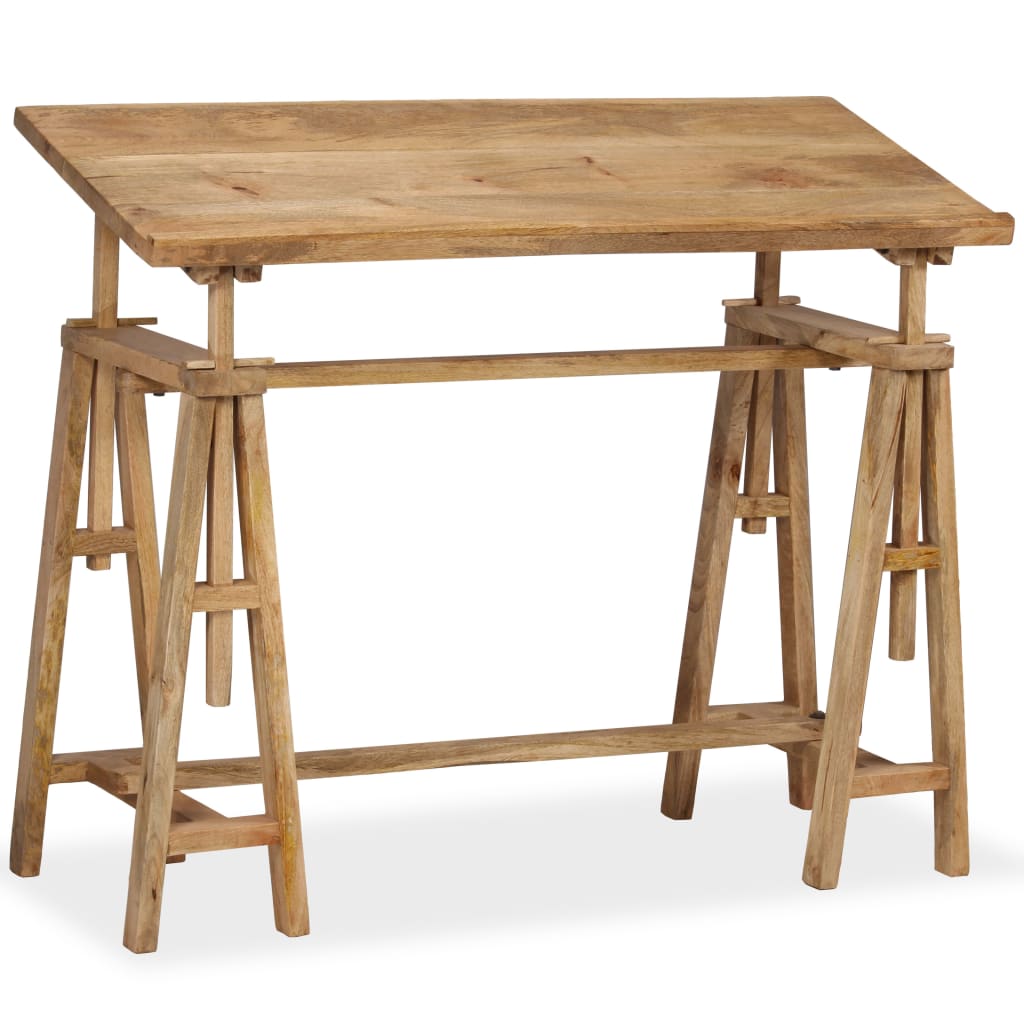 Drafting Table Solid Mango Wood 116x50x76 cm- Art & Drafting Tables - HomeShopIreland - Home Shop Ireland - Art & Drafting Tables - Drafting Table Solid Mango Wood 116x50x76 cm