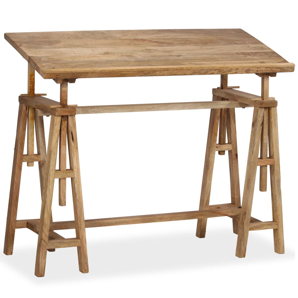Drafting Table Solid Mango Wood 116x50x76 cm- Art & Drafting Tables - HomeShopIreland - Home Shop Ireland - Art & Drafting Tables - Drafting Table Solid Mango Wood 116x50x76 cm