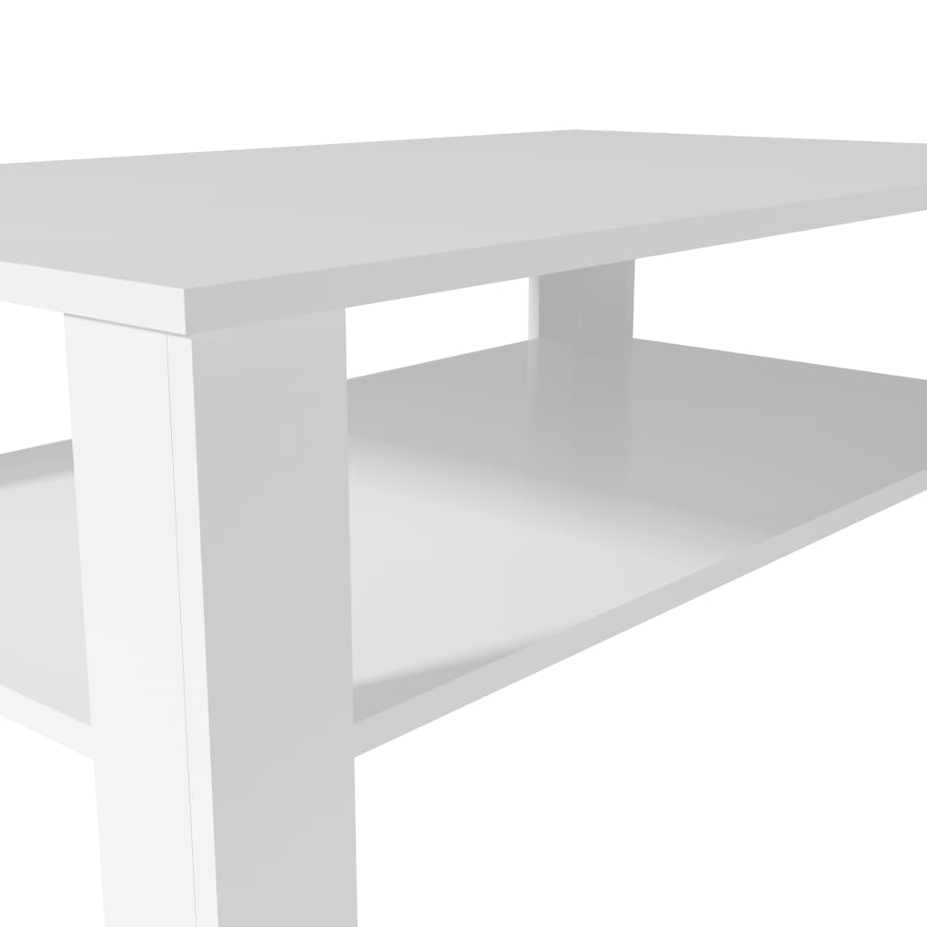 Coffee Table Chipboard 100x59x42 cm White- Coffee Tables - HomeShopIreland - Home Shop Ireland - Coffee Tables - Coffee Table Chipboard 100x59x42 cm White