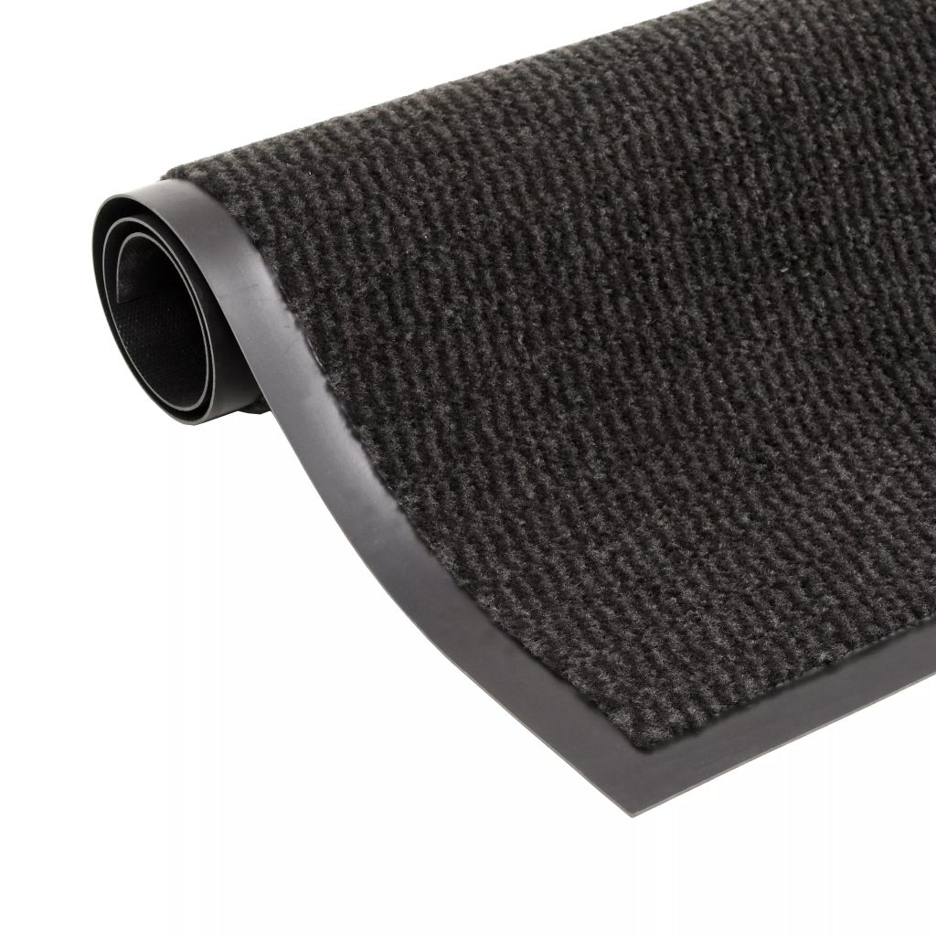 Dust Control Mat Rectangular Tufted 40x60 cm Black- Door Mats - HomeShopIreland - Home Shop Ireland - Door Mats - Dust Control Mat Rectangular Tufted 40x60 cm Black