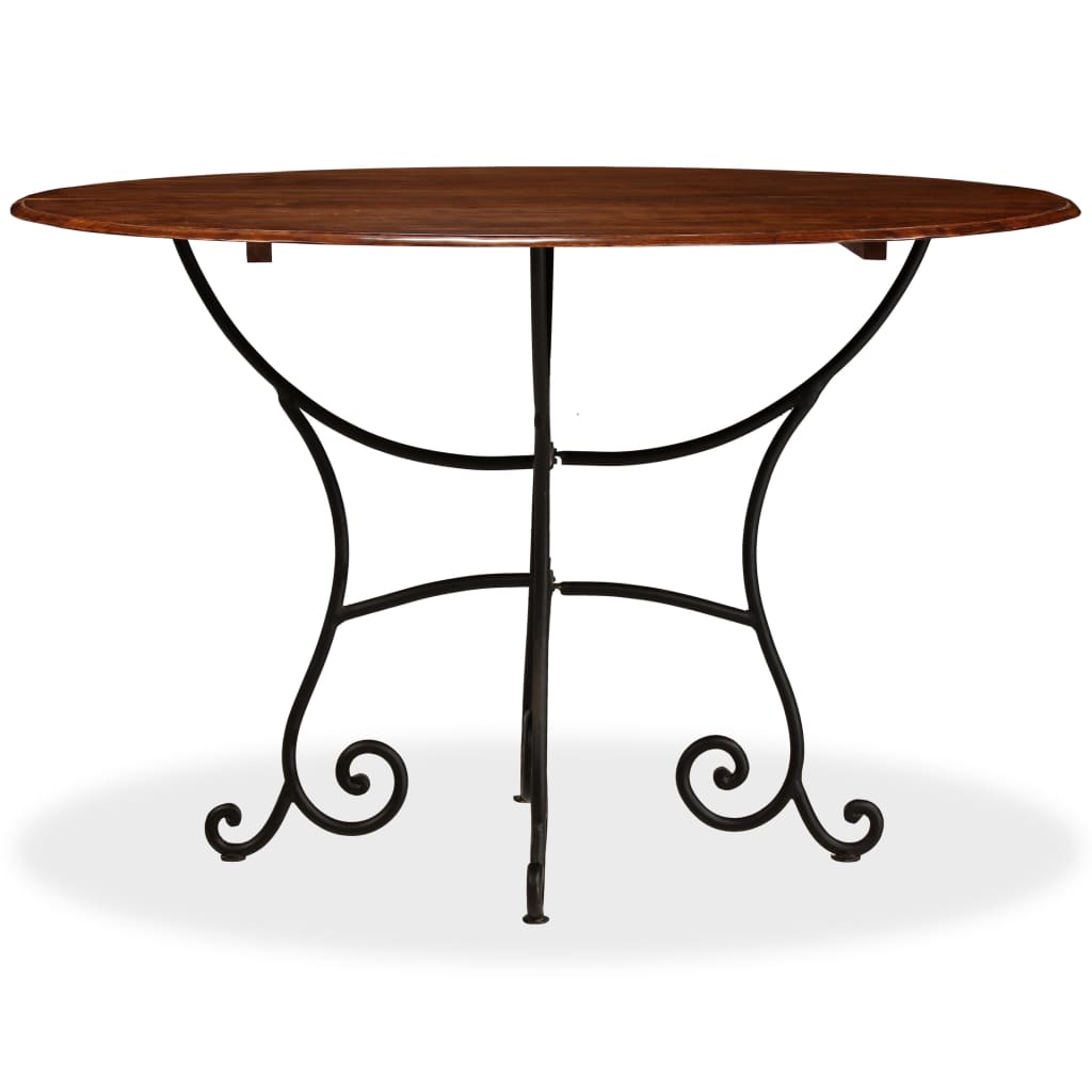 Dining Table Solid Acacia Wood with Sheesham Finish 120x76 cm- Kitchen & Dining Room Tables - HomeShopIreland - Home Shop Ireland - Kitchen & Dining Room Tables - Dining Table Solid Acacia Wood with Sheesham Finish 120x76 cm