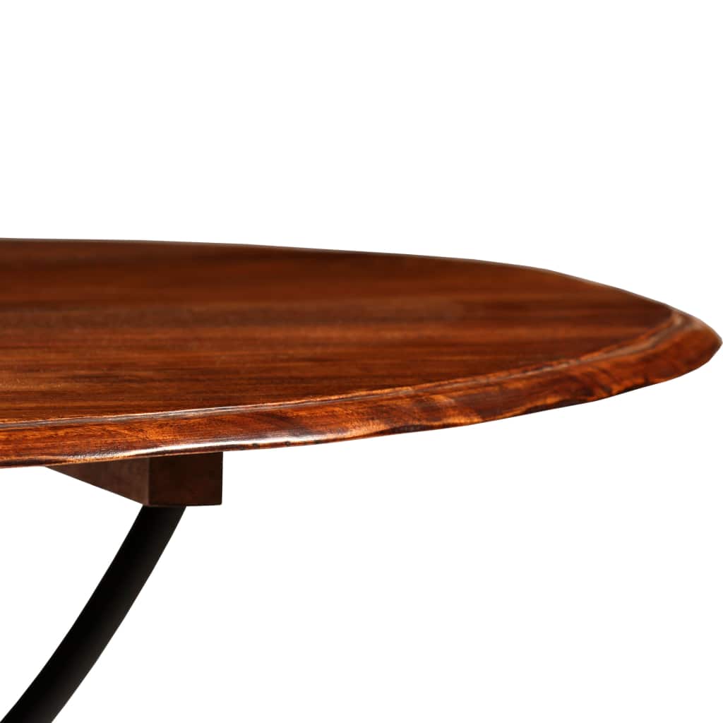 Dining Table Solid Acacia Wood with Sheesham Finish 120x76 cm- Kitchen & Dining Room Tables - HomeShopIreland - Home Shop Ireland - Kitchen & Dining Room Tables - Dining Table Solid Acacia Wood with Sheesham Finish 120x76 cm