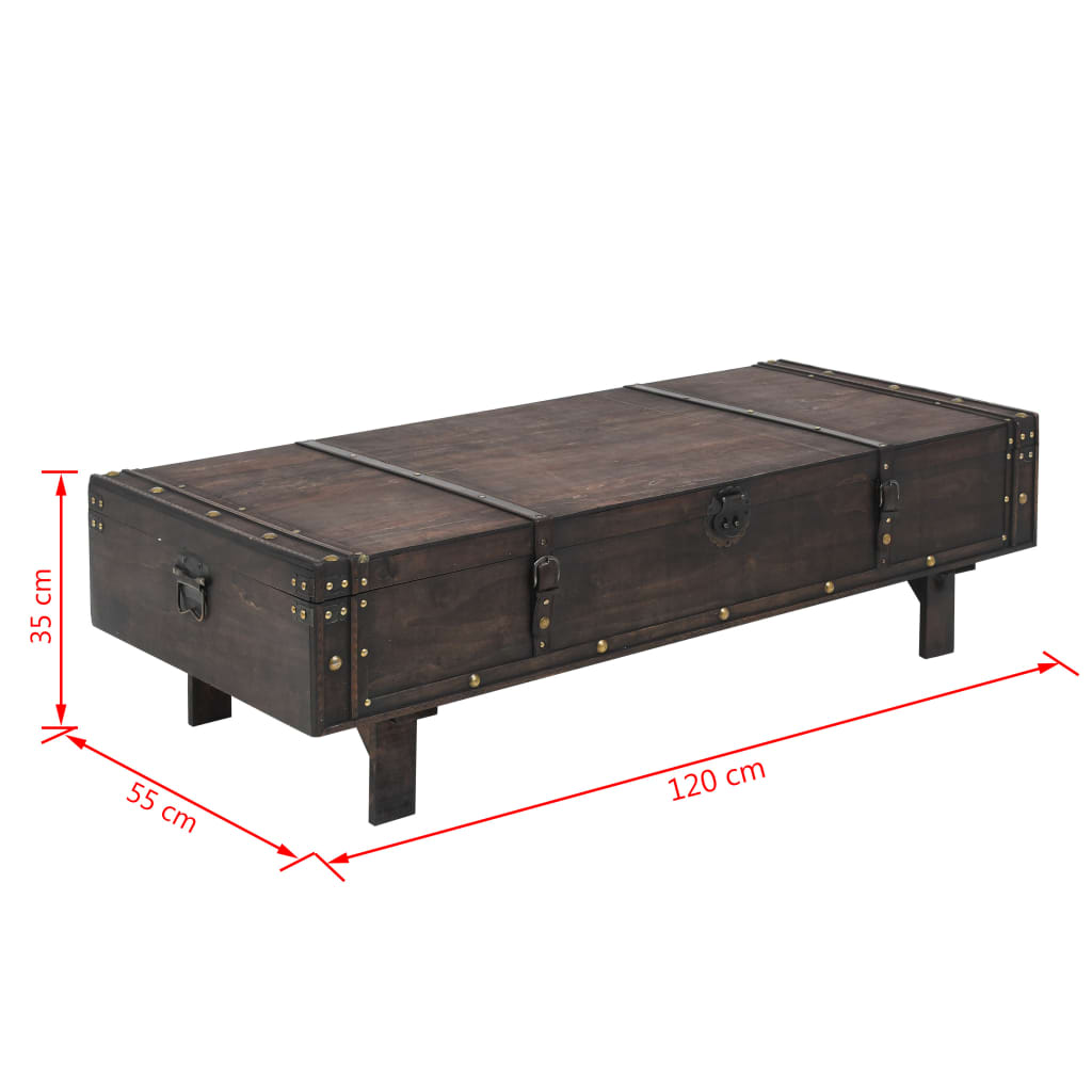 Coffee Table Solid Wood Vintage Style 120x55x35 cm- Coffee Tables - HomeShopIreland - Home Shop Ireland - Coffee Tables - Coffee Table Solid Wood Vintage Style 120x55x35 cm