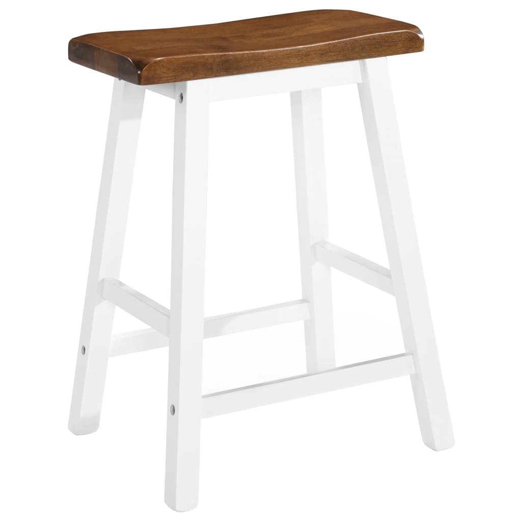 Bar Table and Stool Set 3 Pieces Solid Wood- Kitchen & Dining Furniture Sets - HomeShopIreland - Home Shop Ireland - Kitchen & Dining Furniture Sets - Bar Table and Stool Set 3 Pieces Solid Wood