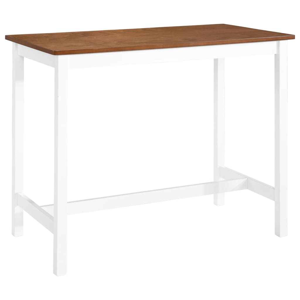Bar Table and Stool Set 3 Pieces Solid Wood- Kitchen & Dining Furniture Sets - HomeShopIreland - Home Shop Ireland - Kitchen & Dining Furniture Sets - Bar Table and Stool Set 3 Pieces Solid Wood
