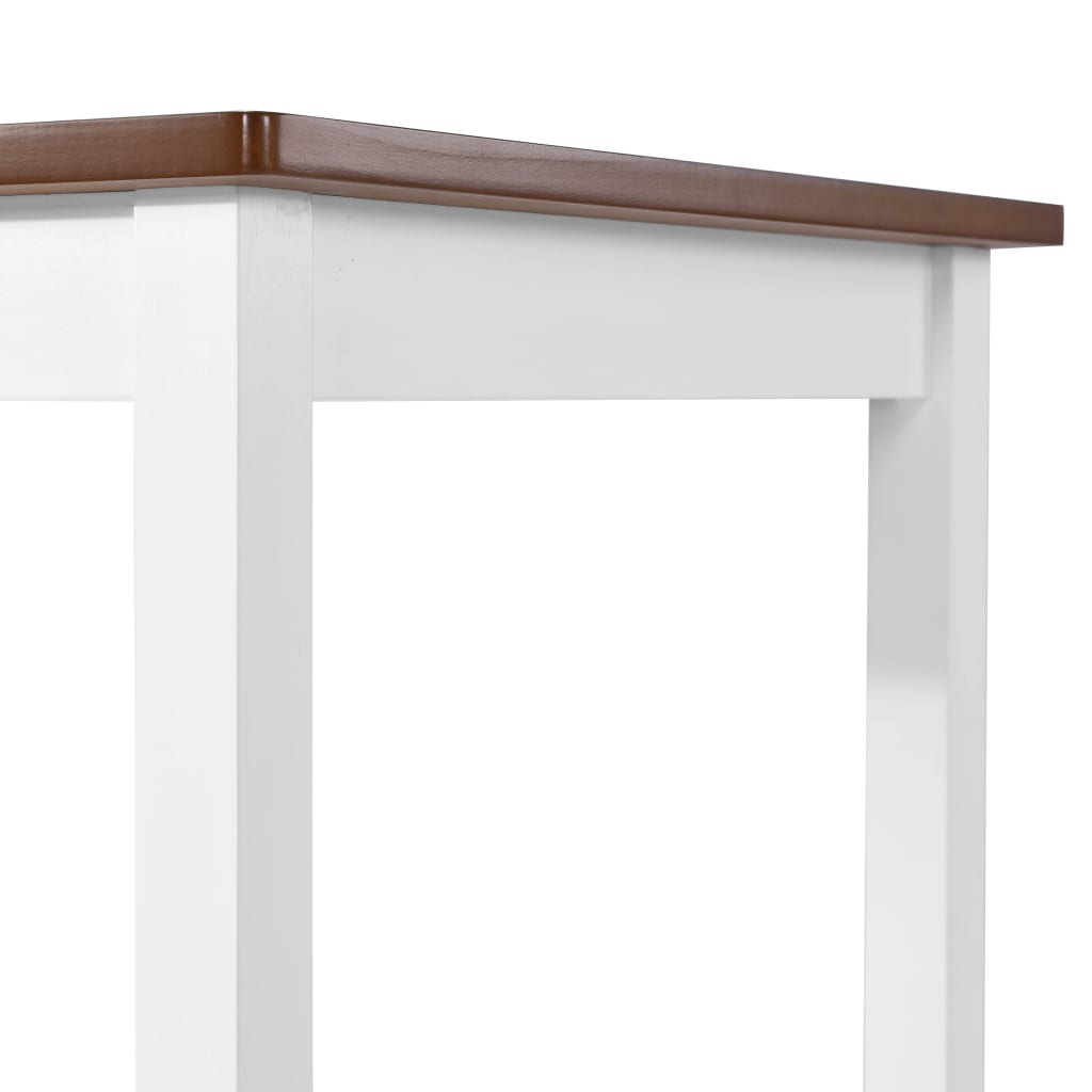 Bar Table and Stool Set 3 Pieces Solid Wood- Kitchen & Dining Furniture Sets - HomeShopIreland - Home Shop Ireland - Kitchen & Dining Furniture Sets - Bar Table and Stool Set 3 Pieces Solid Wood