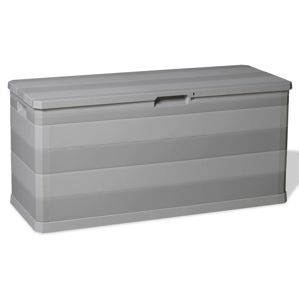 Garden Storage Box Grey 117x45x56 cm- Outdoor Storage Boxes - HomeShopIreland - Home Shop Ireland - Outdoor Storage Boxes - Garden Storage Box Grey 117x45x56 cm