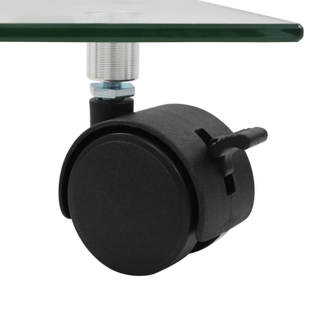 Plant Rollers 2 pcs Tempered Glass 35x35 cm Square- Plant Stands - HomeShopIreland - Home Shop Ireland - Plant Stands - Plant Rollers 2 pcs Tempered Glass 35x35 cm Square