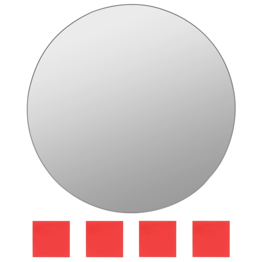 7 Piece Wall Mirror Set Round Glass- Mirrors - HomeShopIreland - Home Shop Ireland - Mirrors - 7 Piece Wall Mirror Set Round Glass