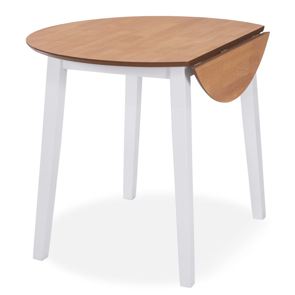 Dining Set 5 Pieces MDF and Rubberwood White- Kitchen & Dining Furniture Sets - HomeShopIreland - Home Shop Ireland - Kitchen & Dining Furniture Sets - Dining Set 5 Pieces MDF and Rubberwood White