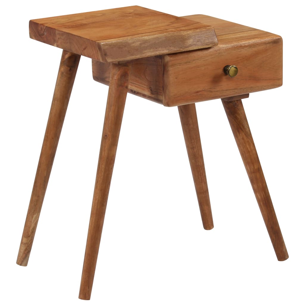 Bedside Table Solid Acacia Wood 45x32x55 cm- Bedside Tables - HomeShopIreland - Home Shop Ireland - Bedside Tables - Bedside Table Solid Acacia Wood 45x32x55 cm