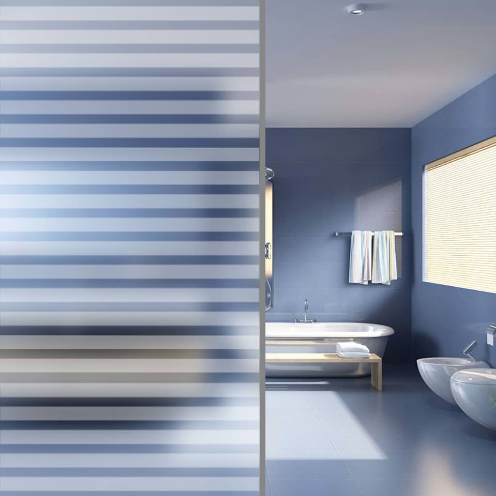 Frosted Privacy Window Film Adhesive Stripes 0.9x20 m- Window Films - HomeShopIreland - Home Shop Ireland - Window Films - Frosted Privacy Window Film Adhesive Stripes 0.9x20 m