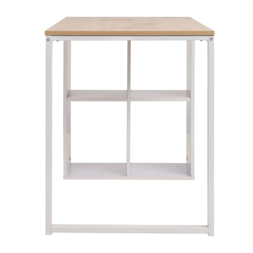 Writing Desk 120x60x75 cm Oak and White- Desks - HomeShopIreland - Home Shop Ireland - Desks - Writing Desk 120x60x75 cm Oak and White