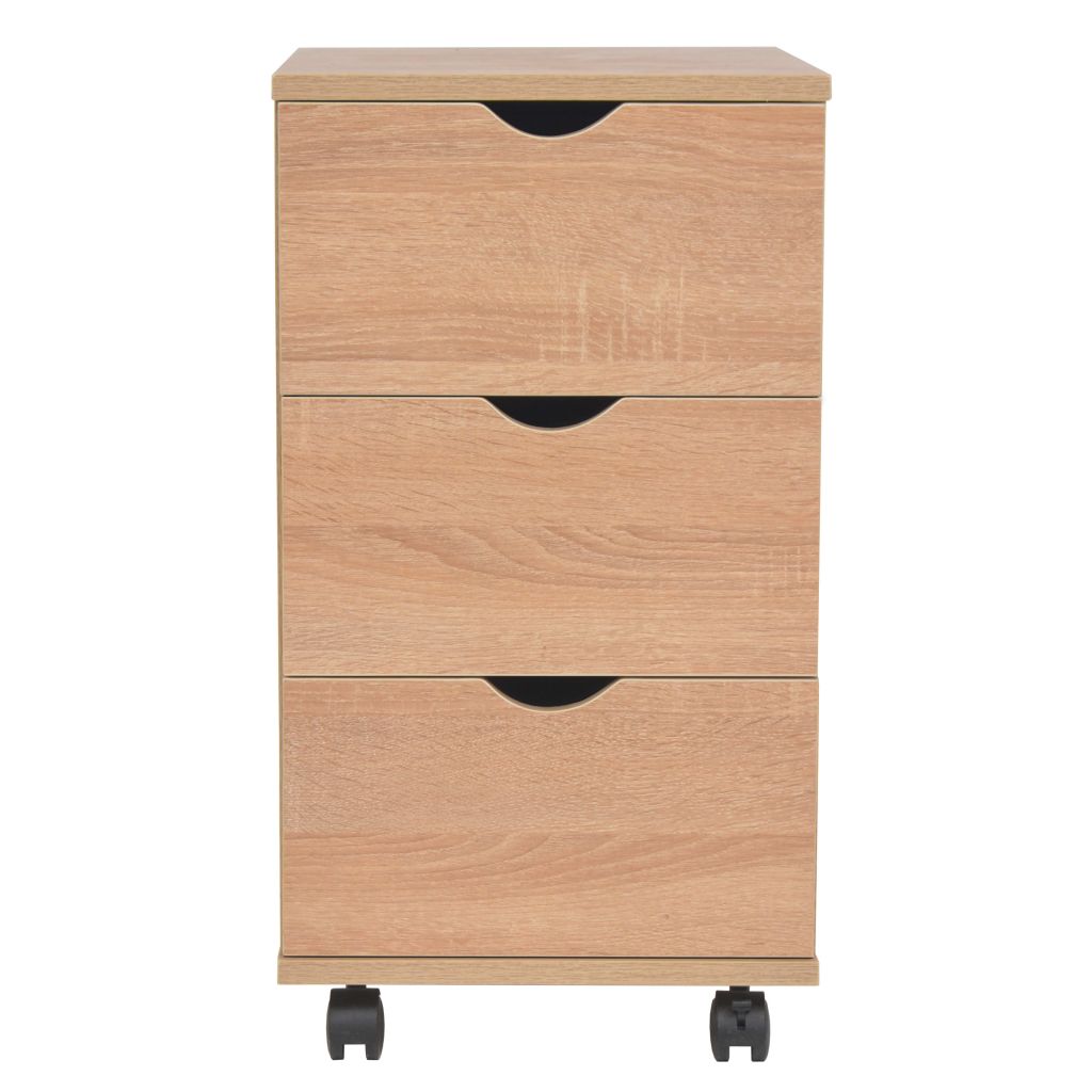 Drawer Unit 33x45x60 cm Oak- Storage Cabinets & Lockers - HomeShopIreland - Home Shop Ireland - Storage Cabinets & Lockers - Drawer Unit 33x45x60 cm Oak