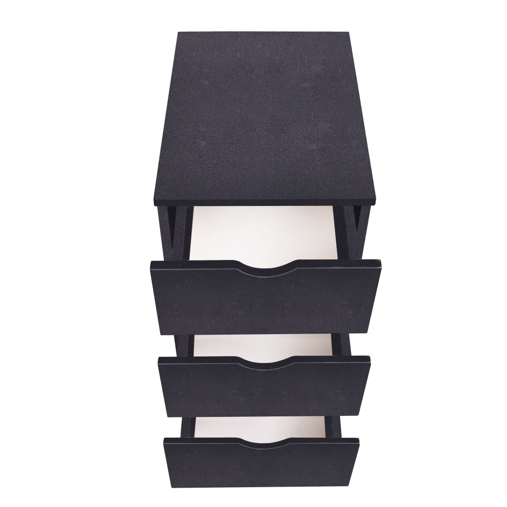 Drawer Unit 33x45x60 cm Black- Storage Cabinets & Lockers - HomeShopIreland - Home Shop Ireland - Storage Cabinets & Lockers - Drawer Unit 33x45x60 cm Black