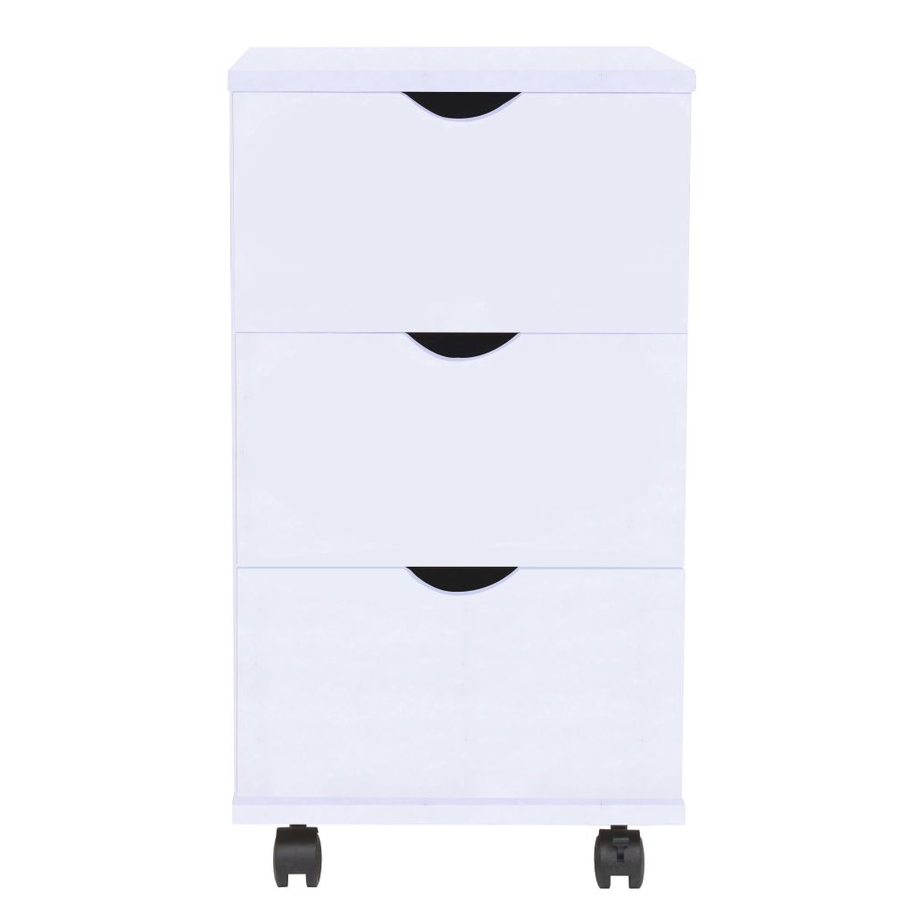 Drawer Unit 45x33x60 cm White- Storage Cabinets & Lockers - HomeShopIreland - Home Shop Ireland - Storage Cabinets & Lockers - Drawer Unit 45x33x60 cm White