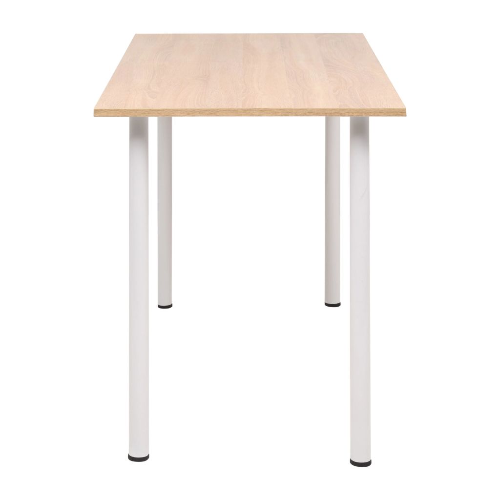 Dining Table 120x60x73 cm Oak and White- Kitchen & Dining Room Tables - HomeShopIreland - Home Shop Ireland - Kitchen & Dining Room Tables - Dining Table 120x60x73 cm Oak and White