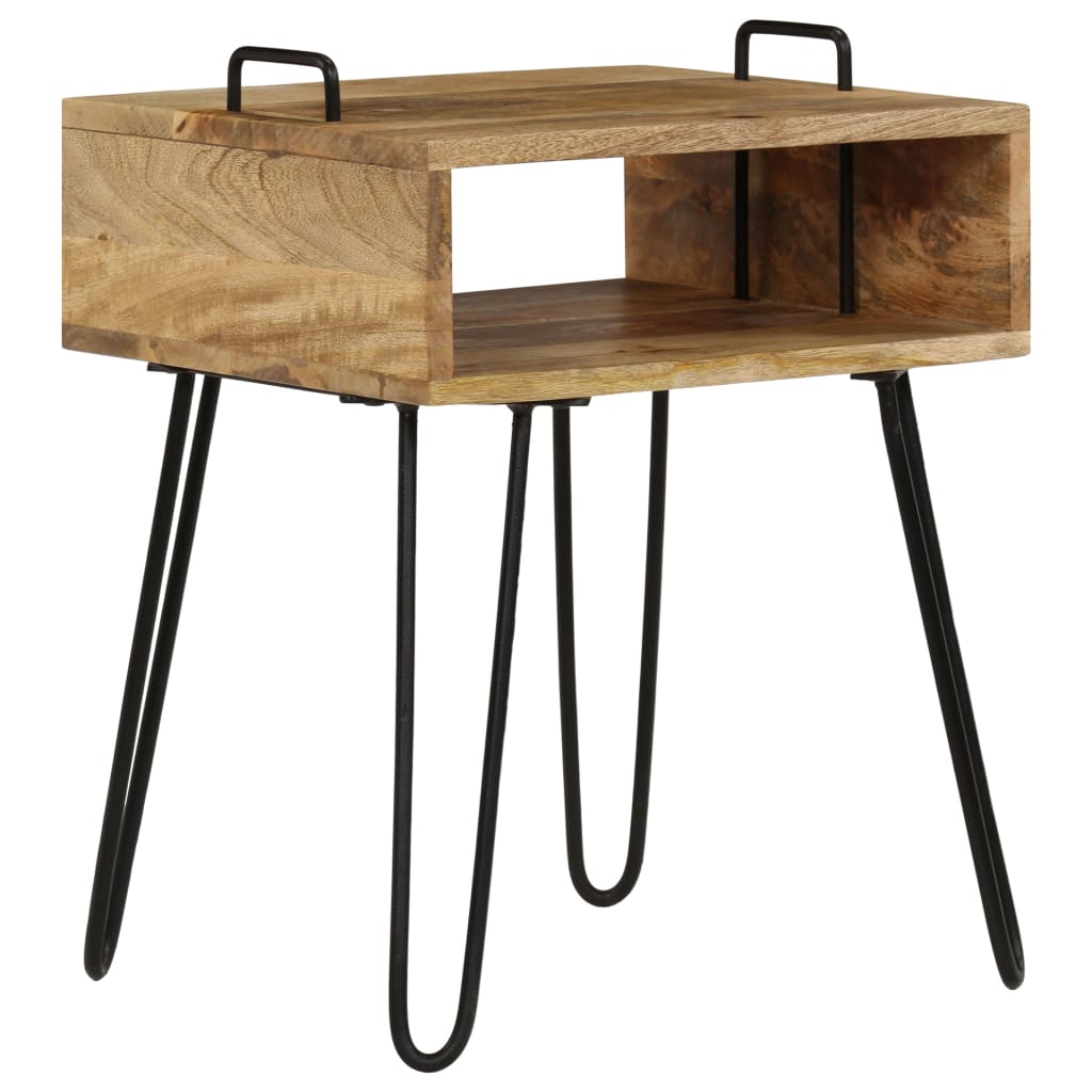 Bedside Table Solid Mango Wood 40x34x47 cm- Bedside Tables - HomeShopIreland - Home Shop Ireland - Bedside Tables - Bedside Table Solid Mango Wood 40x34x47 cm