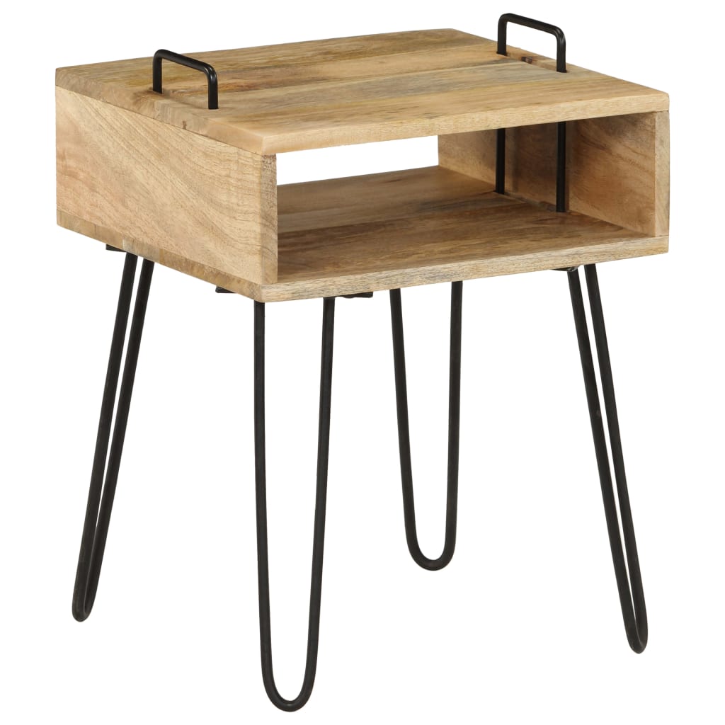 Bedside Table Solid Mango Wood 40x34x47 cm- Bedside Tables - HomeShopIreland - Home Shop Ireland - Bedside Tables - Bedside Table Solid Mango Wood 40x34x47 cm