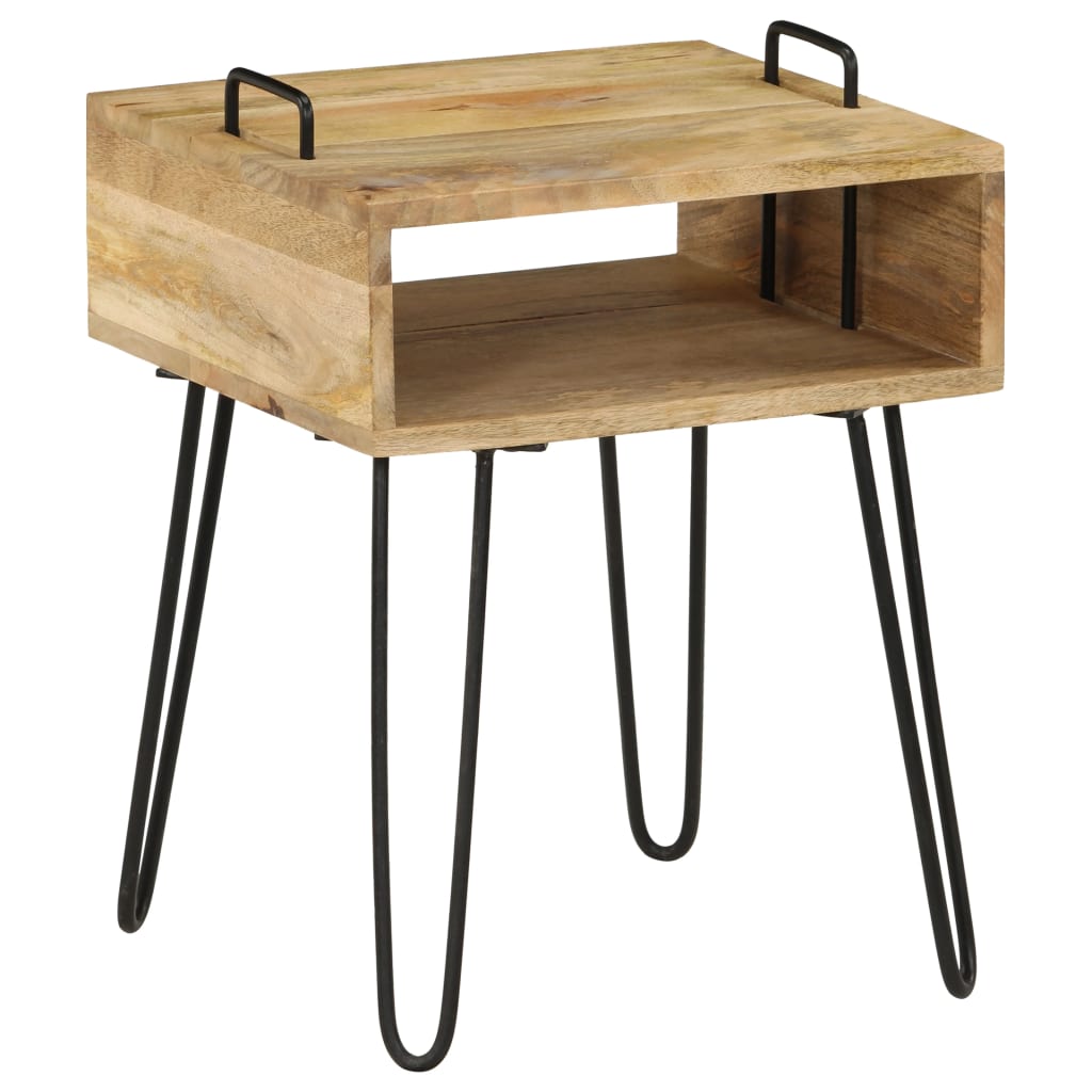 Bedside Table Solid Mango Wood 40x34x47 cm- Bedside Tables - HomeShopIreland - Home Shop Ireland - Bedside Tables - Bedside Table Solid Mango Wood 40x34x47 cm