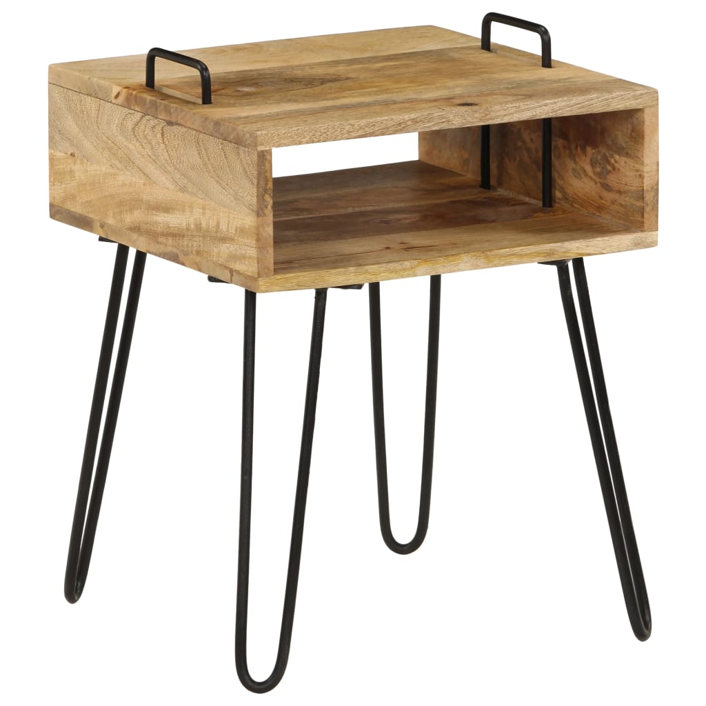 Bedside Table Solid Mango Wood 40x34x47 cm- Bedside Tables - HomeShopIreland - Home Shop Ireland - Bedside Tables - Bedside Table Solid Mango Wood 40x34x47 cm