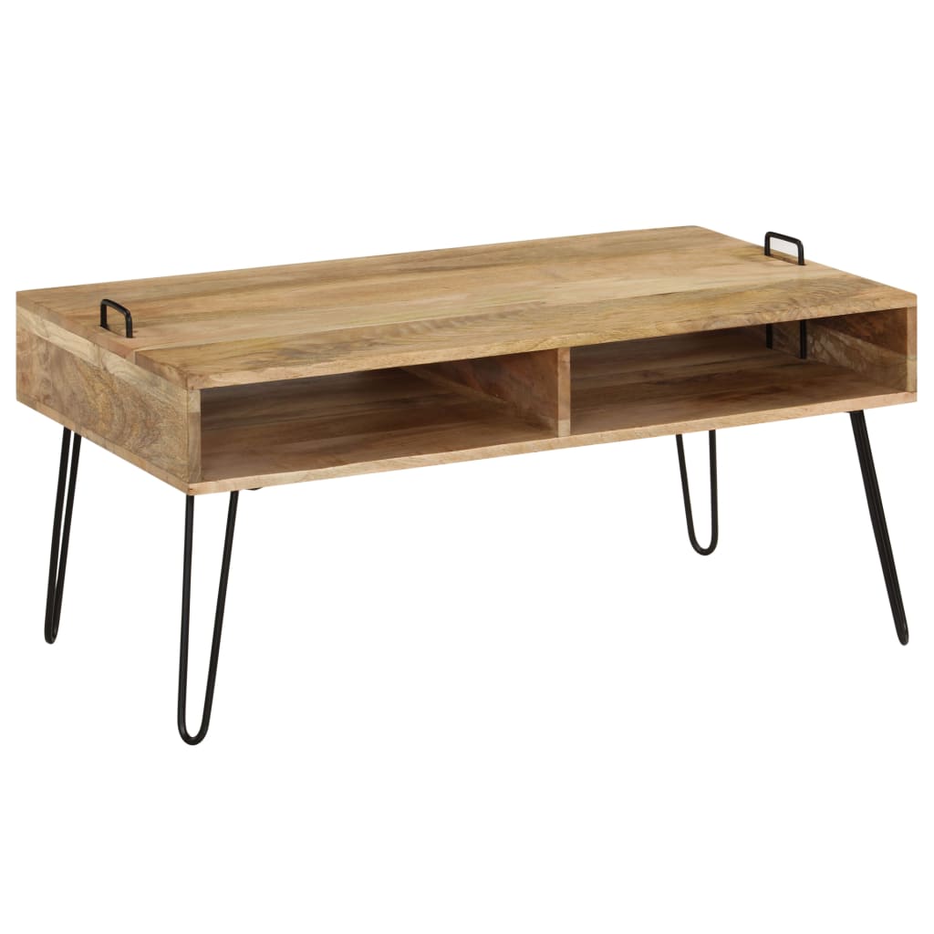 Coffee Table Solid Mango Wood 100x60x45 cm- Coffee Tables - HomeShopIreland - Home Shop Ireland - Coffee Tables - Coffee Table Solid Mango Wood 100x60x45 cm