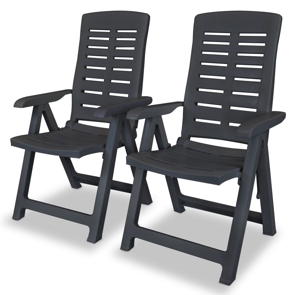 3 Piece Bistro Set Plastic Anthracite- Outdoor Furniture Sets - HomeShopIreland - Home Shop Ireland - Outdoor Furniture Sets - 3 Piece Bistro Set Plastic Anthracite