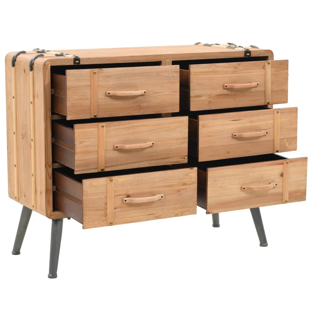 Drawer Cabinet Solid Fir Wood 91x35x73 cm- Storage Cabinets & Lockers - HomeShopIreland - Home Shop Ireland - Storage Cabinets & Lockers - Drawer Cabinet Solid Fir Wood 91x35x73 cm