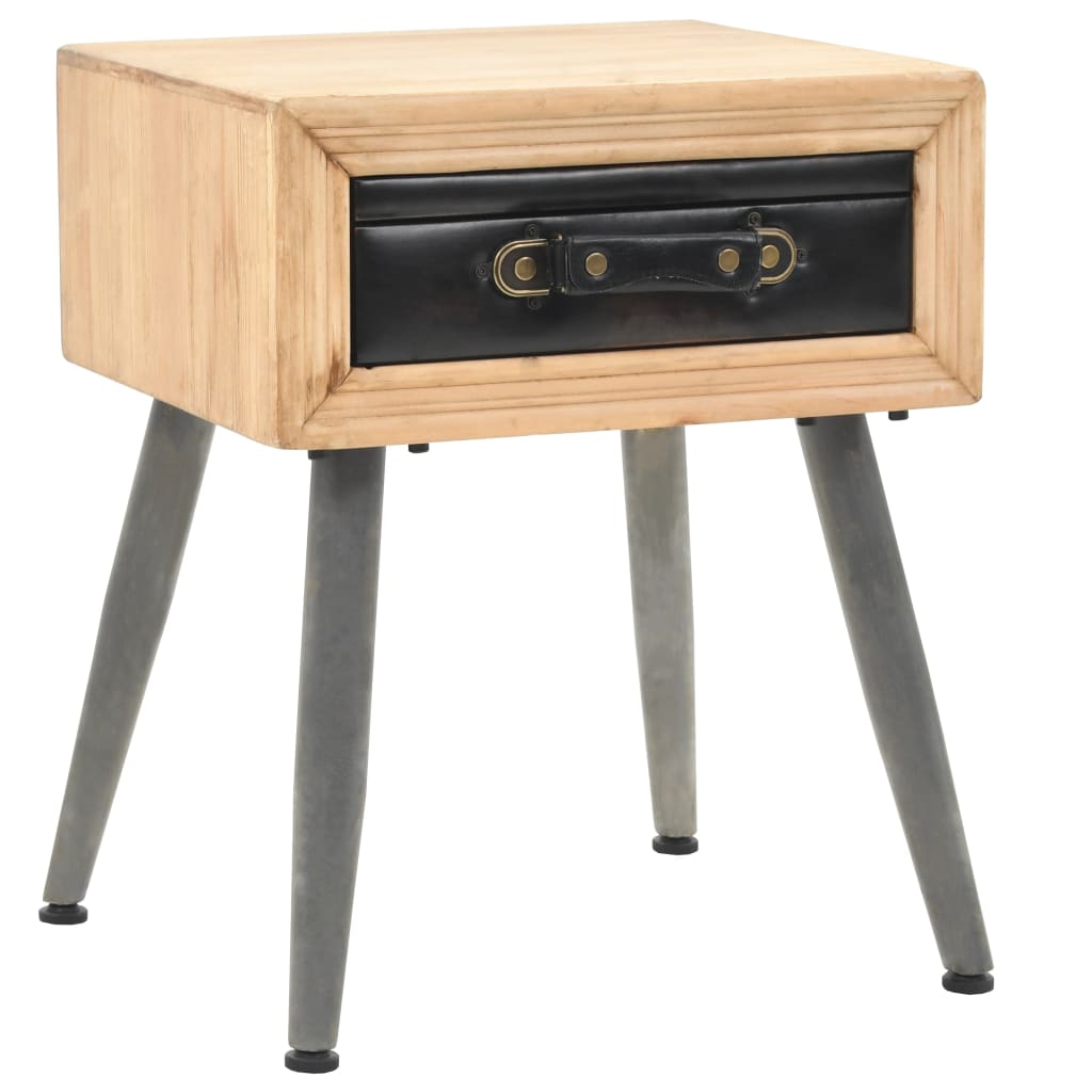 Bedside Table Solid Fir Wood 43x38x50 cm- Bedside Tables - HomeShopIreland - Home Shop Ireland - Bedside Tables - Bedside Table Solid Fir Wood 43x38x50 cm
