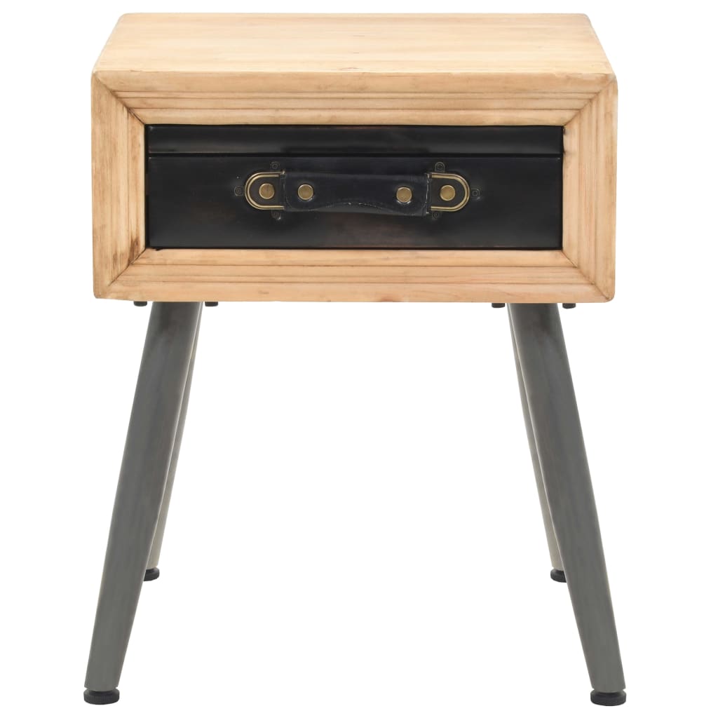 Bedside Table Solid Fir Wood 43x38x50 cm- Bedside Tables - HomeShopIreland - Home Shop Ireland - Bedside Tables - Bedside Table Solid Fir Wood 43x38x50 cm