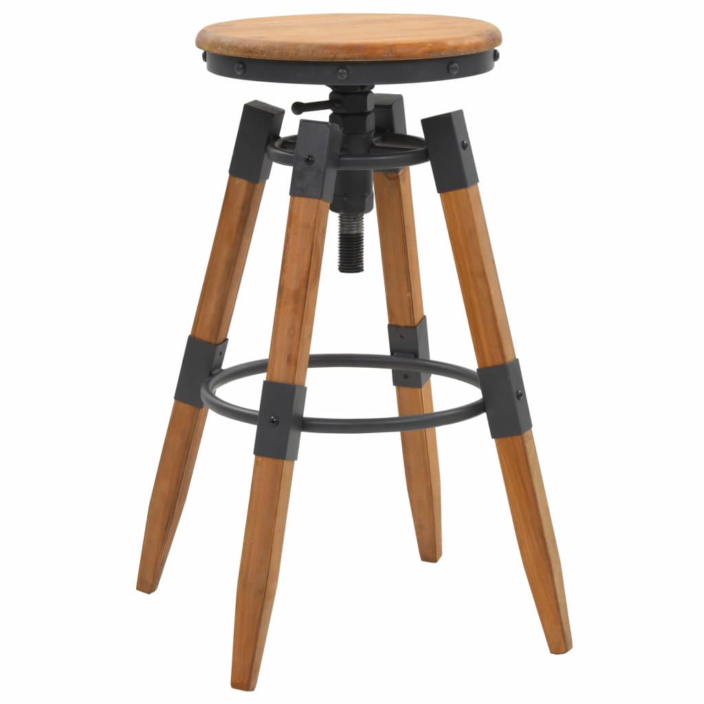 Bar Stools 2 pcs Solid Fir Wood- Table & Bar Stools - HomeShopIreland - Home Shop Ireland - Table & Bar Stools - Bar Stools 2 pcs Solid Fir Wood