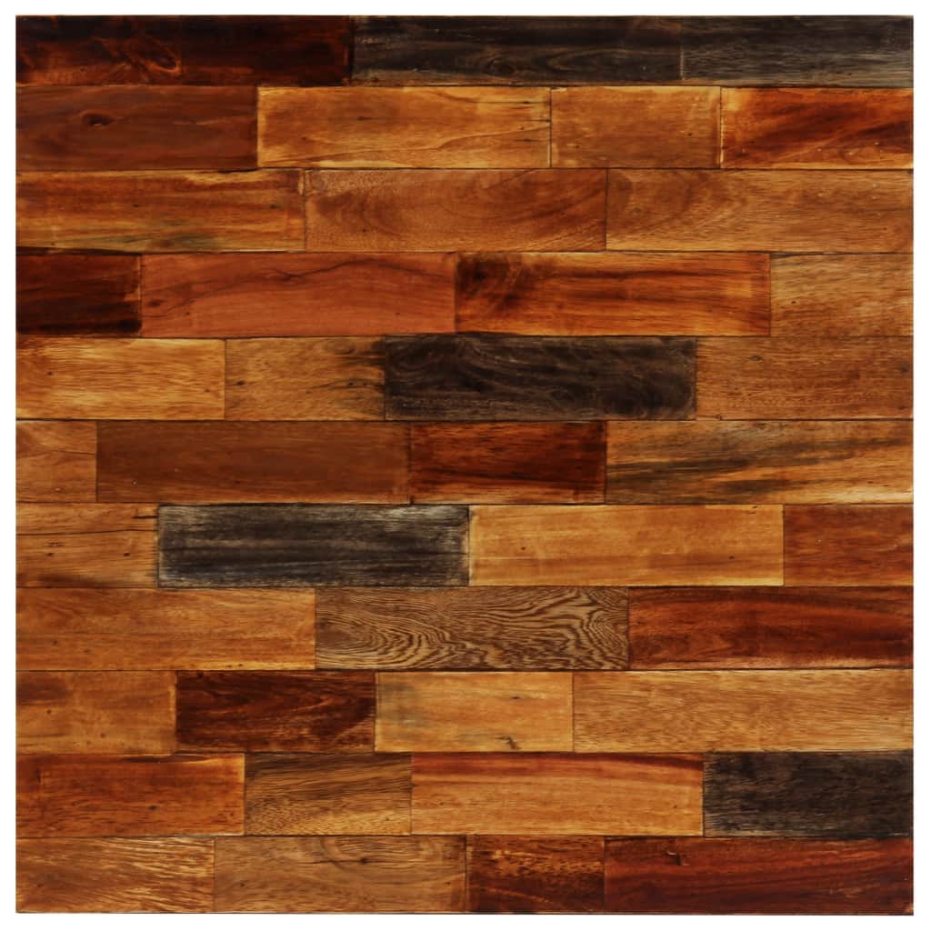 Bar Set 3 Pieces Solid Reclaimed Wood and Genuine Goat Leather- Kitchen & Dining Furniture Sets - HomeShopIreland - Home Shop Ireland - Kitchen & Dining Furniture Sets - Bar Set 3 Pieces Solid Reclaimed Wood and Genuine Goat Leather
