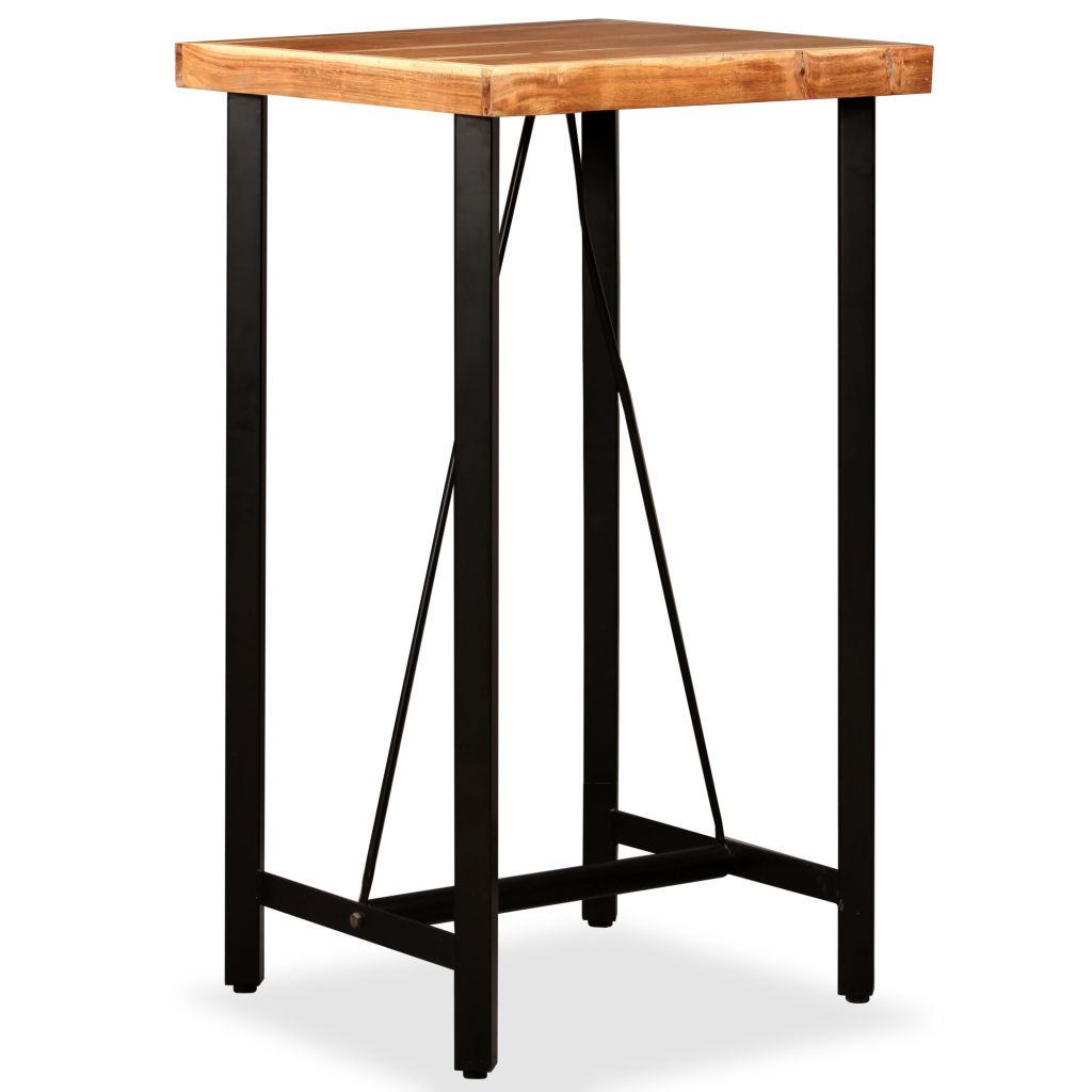 Bar Set 3 Pieces Solid Acacia and Reclaimed Wood- Kitchen & Dining Furniture Sets - HomeShopIreland - Home Shop Ireland - Kitchen & Dining Furniture Sets - Bar Set 3 Pieces Solid Acacia and Reclaimed Wood