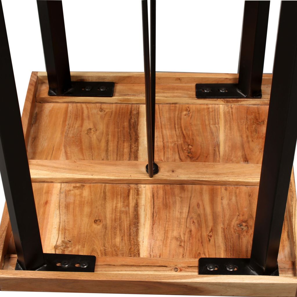 Bar Set 3 Pieces Solid Acacia and Reclaimed Wood- Kitchen & Dining Furniture Sets - HomeShopIreland - Home Shop Ireland - Kitchen & Dining Furniture Sets - Bar Set 3 Pieces Solid Acacia and Reclaimed Wood