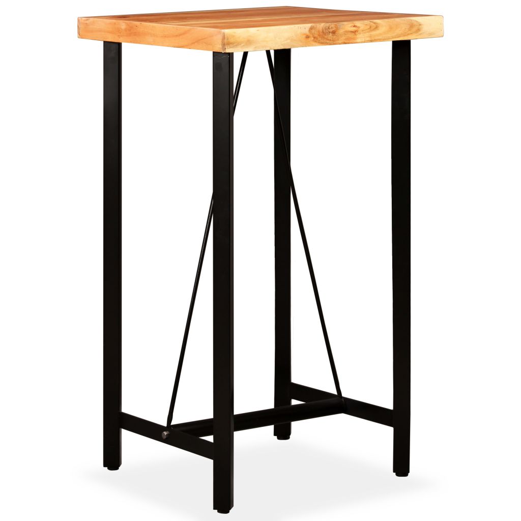 Bar Set 3 Pieces Solid Acacia and Reclaimed Wood- Kitchen & Dining Furniture Sets - HomeShopIreland - Home Shop Ireland - Kitchen & Dining Furniture Sets - Bar Set 3 Pieces Solid Acacia and Reclaimed Wood
